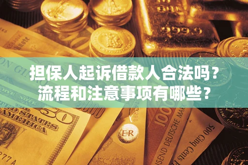济南担保人起诉借款人合法吗？流程和注意事项有哪些？