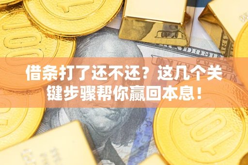 济南借条打了还不还？这几个关键步骤帮你赢回本息！