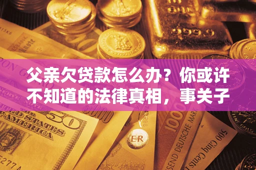 济南父亲欠贷款怎么办？你或许不知道的法律真相，事关子女未来
