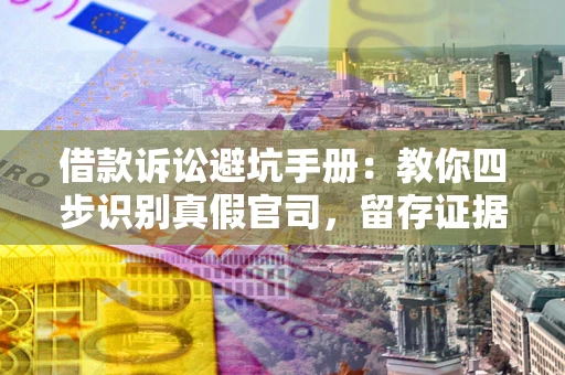 济南借款诉讼避坑手册：教你四步识别真假官司，留存证据不踩雷