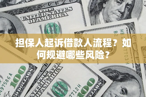 济南担保人起诉借款人流程？如何规避哪些风险？