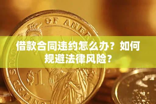 济南借款合同违约怎么办？如何规避法律风险？